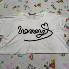 Heather 半袖 Tシャツ ホワイト ロゴ刺繍のサムネイル