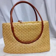 美品✨イタリア製　ROBERTAGANDOLFI かごバッグ