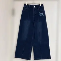 新品 JENNI love デニムパンツ 裏起毛 ネイビー