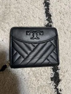 TORY BURCH 二つ折り財布 黒 - メルカリ