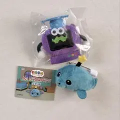 教育番組　ぬいぐるみバッチ