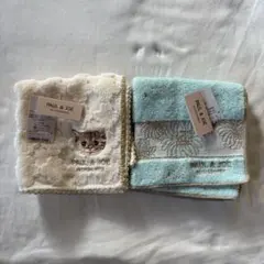 PAUL & JOE 猫と花柄のタオルハンカチセット