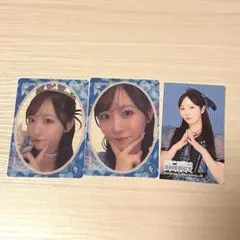 真中まな クラシカルプリンセス衣装 クリアトレカ 2枚＋ energyステッカー