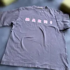 MARNI マルニ ロゴ Tシャツ グレーイタリア製 40のサムネイル