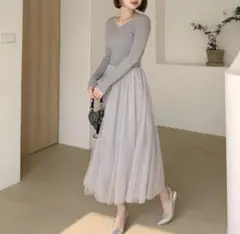 dholic ロングワンピース