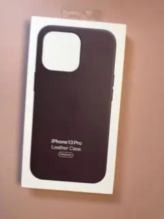 匿名発送 iPhone 13 Pro レザーケース　ダークチェリー 純正