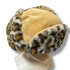 Y*o様 HIDETRADING ヒョウ柄 ファー フライトキャップ ミリタリー