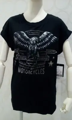 ハーレーダビッドソン　半袖　イーグル　トップス