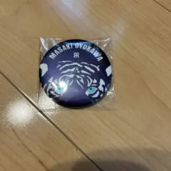阪神タイガース めちゃ虎　メタリック缶バッジ　及川投手