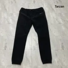 ターザン テーパード ジョガーパンツ ナイロンパンツ 裏地フリース 防寒