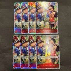 ワンピースカード エース&サボ&ルフィ SR OP13-007