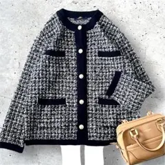 極美品TWEEDYニットジャケット JOURNALSTANDARD 卒業金ボタン