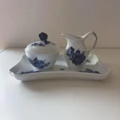 廃盤 希少 ロイヤルコペンハーゲン ブルーフラワー カーブ ティー 