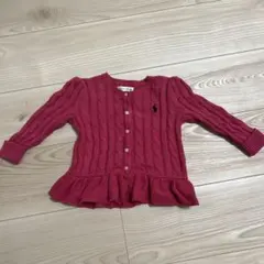 Ralph Lauren ピンク カーディガン 12M