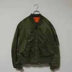 ALPHA アルファ USA製 MA-1 フライトジャケット カーキ M