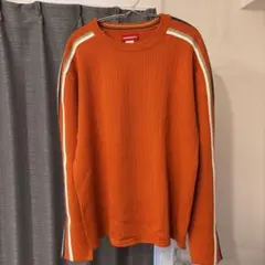 UNIONBAYオレンジ ストライプ ニット