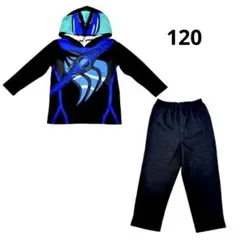 ☘️新品☘️仮面ライダーゼッツ☘️パジャマ☘️ナイトウェア☘️なりきり☘️ブルー☘️120☘️