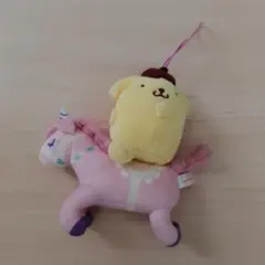 ポムポムプリン ユニコーン ぬいぐるみ マスコット