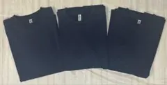 glimmer ドライTシャツ 3枚セット ネイビー　メンズ　まとめ　LL 半袖