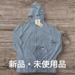 UNIQLO エアリズムUVカットメッシュパーカー(長袖) 160サイズ　ブルー