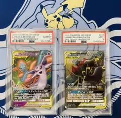 【PSA10/PSA9】エーフィ&デオキシス　ブラッキー＆ダークライGX 連番
