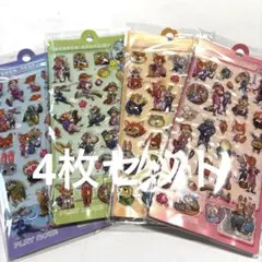 ズートピア ボンボンドロップシール 4枚セット ウォーターシール