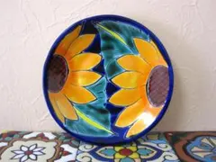 【メキシコ製】タラベラ焼き 花柄の大皿 ６枚セット メキシコ製】タラベラ焼き 花柄の大皿 6枚セット - メルカリ