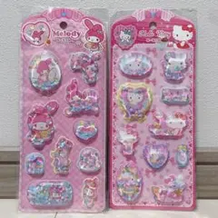 マイメロ、キティ♡ウォーターシールset