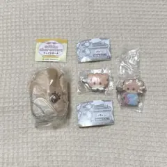 mikko characters フェイスポーチ ヘアクリップ ラテ