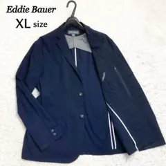 美品✨エディーバウアー 洗えるシアサッカージャケット ストレッチ 濃紺 XLのサムネイル