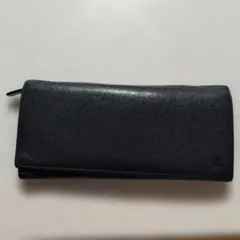 LANVIN 長財布 黒 合成皮革