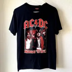 AC/DC HIGHWAY TO HELL フェード バンドTシャツ 黒 - メルカリ