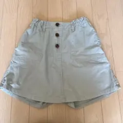 セラフ　台形スカートパンツ　140