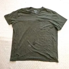 USA古着 MOSSIMO 【XL】 グレーVネック Tシャツ