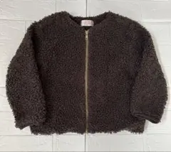 １１０　ボア　ジャケット　ブラウン