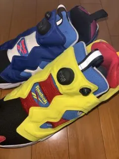Reebok x KICKS INSTAPUMP FURY 27.0㎝ 青/黄 - メルカリ
