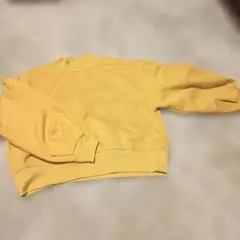 earth 裏起毛 マスタード色 トレーナー ドルマン風 フリーサイズ