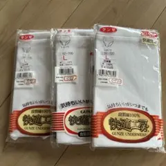 新品　グンゼ　快適工房　ショーツ　Lサイズ　白　3枚セット