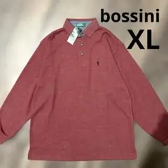 【新品タグ付】bossini メンズ 長袖 ポロシャツ XL ロゴ 刺繍