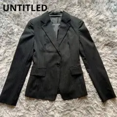 UNTITLED アンタイトル テーラード ジャケット ネイビー レディース