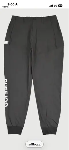 RUFFLOG ゴルフパンツ チャコールグレー