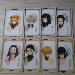 鬼滅の刃　一番くじ　F賞　台紙付きミニポスター　8枚セット