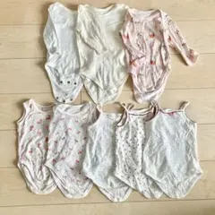 【8点セット】UNIQLO ベビー ロンパース メッシュ