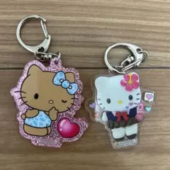 ハローキティ アクリルキーホルダー 2点セット