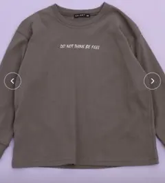 FUNALIVE/オーバーサイズ バックプリント 長袖Tシャツ
