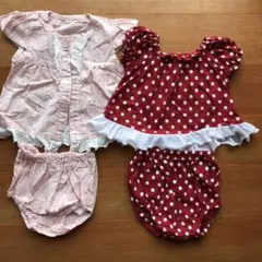 美品☆ミニー風 半袖 セットアップ