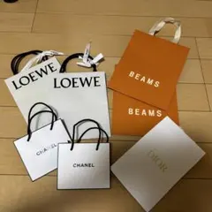 CHANEL DIOR LOEWE ショップ袋 4点セット - メルカリ