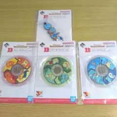 【ラバーコレクション4種セット】ポケモン　30周年　一番くじ
