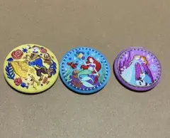 ディズニー刺繍缶バッチ　3個セット