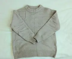 【ブラックフライデー】クルーネックニット(モカ)　Mサイズ